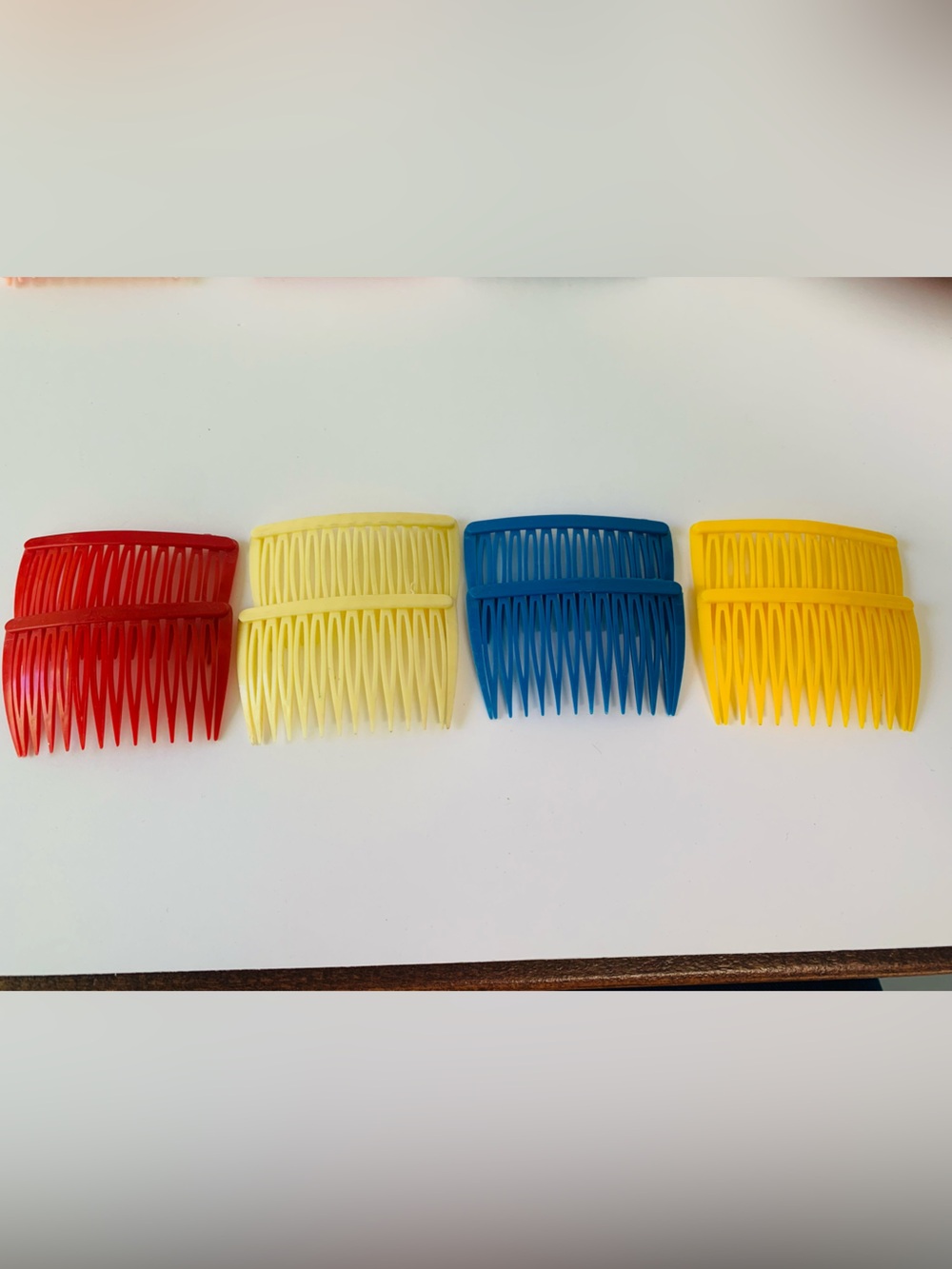 Vintage Goody Hair Side Combs 2.5โ Multiple Colors Lot of 45 (21 Pairs) - Picture 4 of 10